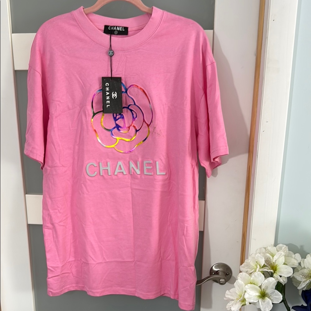 Pink T-Shirt with Logo